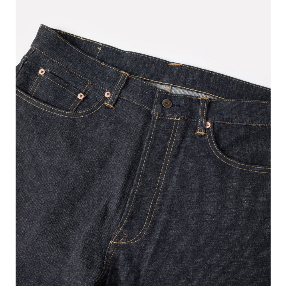 NON STOCK 15oz Raw Denim Selvedge Jeans Regular Fit Straight Rigid Version 30 - Picture 11 of 15